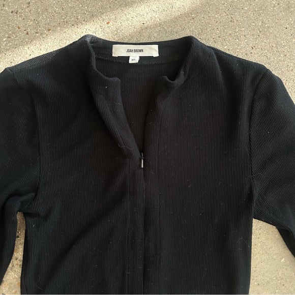 Joah brown zip up long sleeve - Picture 4 of 5